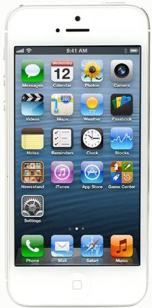 Смартфон Apple iPhone 5 32Gb White & Silver - Юрга