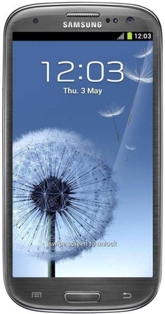 Смартфон Samsung Galaxy S3 GT-I9300 16Gb Titanium grey - Юрга